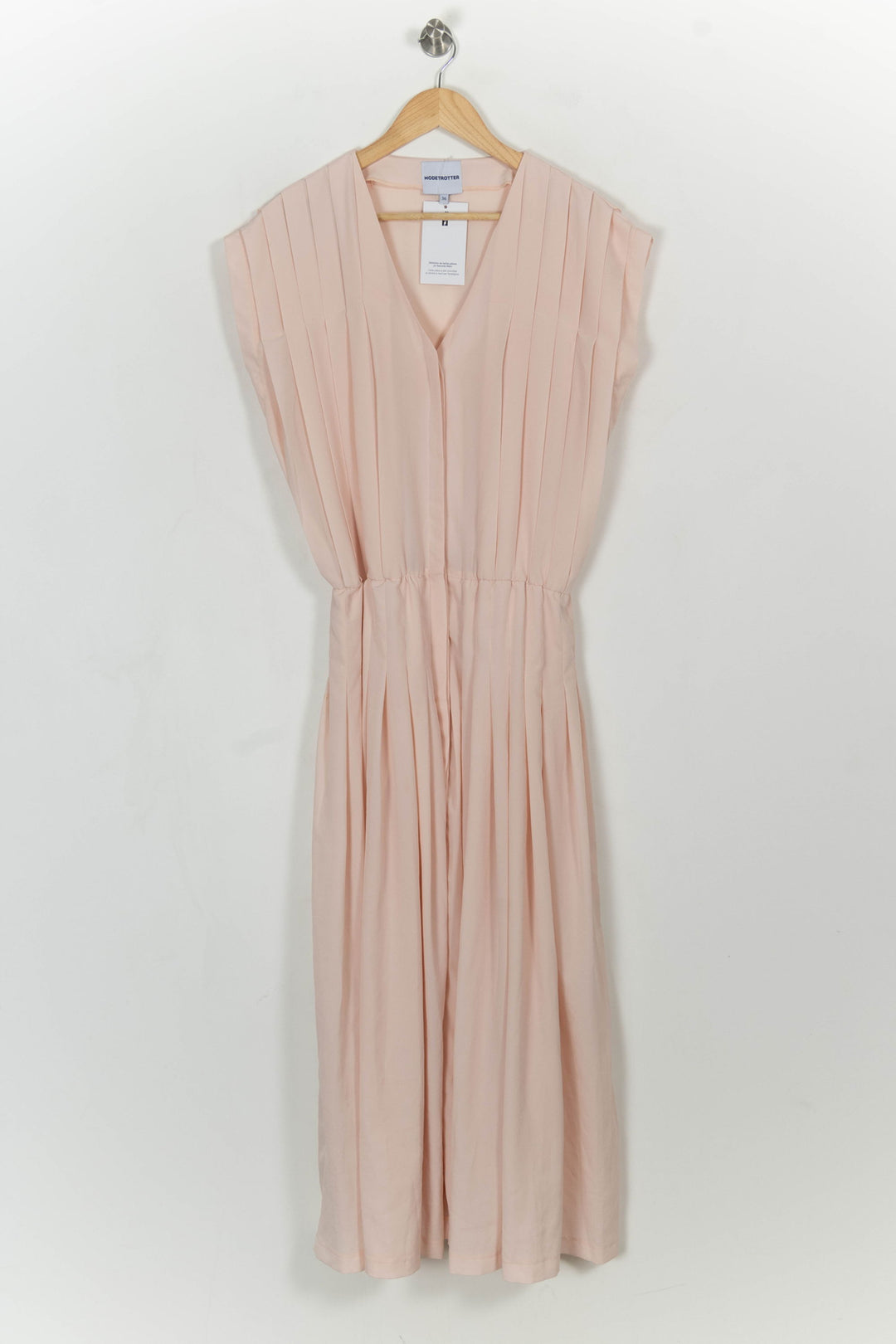 Robe Plissée Rose - Taille S/36 de la marque Modetrotter | PARAD113816 - Vendu par Paradigme - Image 2