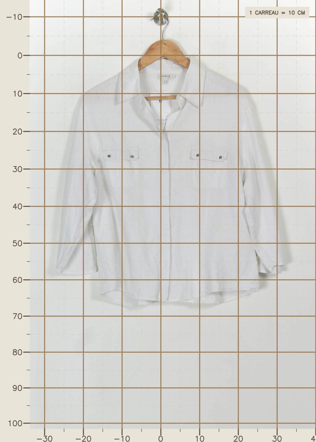 Chemise Blanche - Taille XXL/44 de la marque Maison 123 | PARAD113823 - Vendu par Paradigme - Image 4