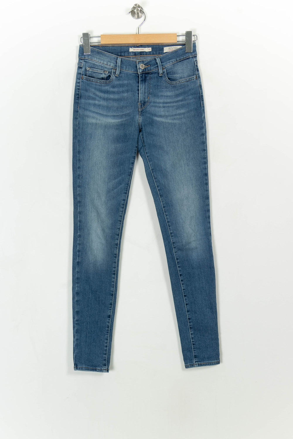 Jean Skinny Bleu - Taille S/36 de la marque Levi's | PARAD113824 - Vendu par Paradigme - Image 2