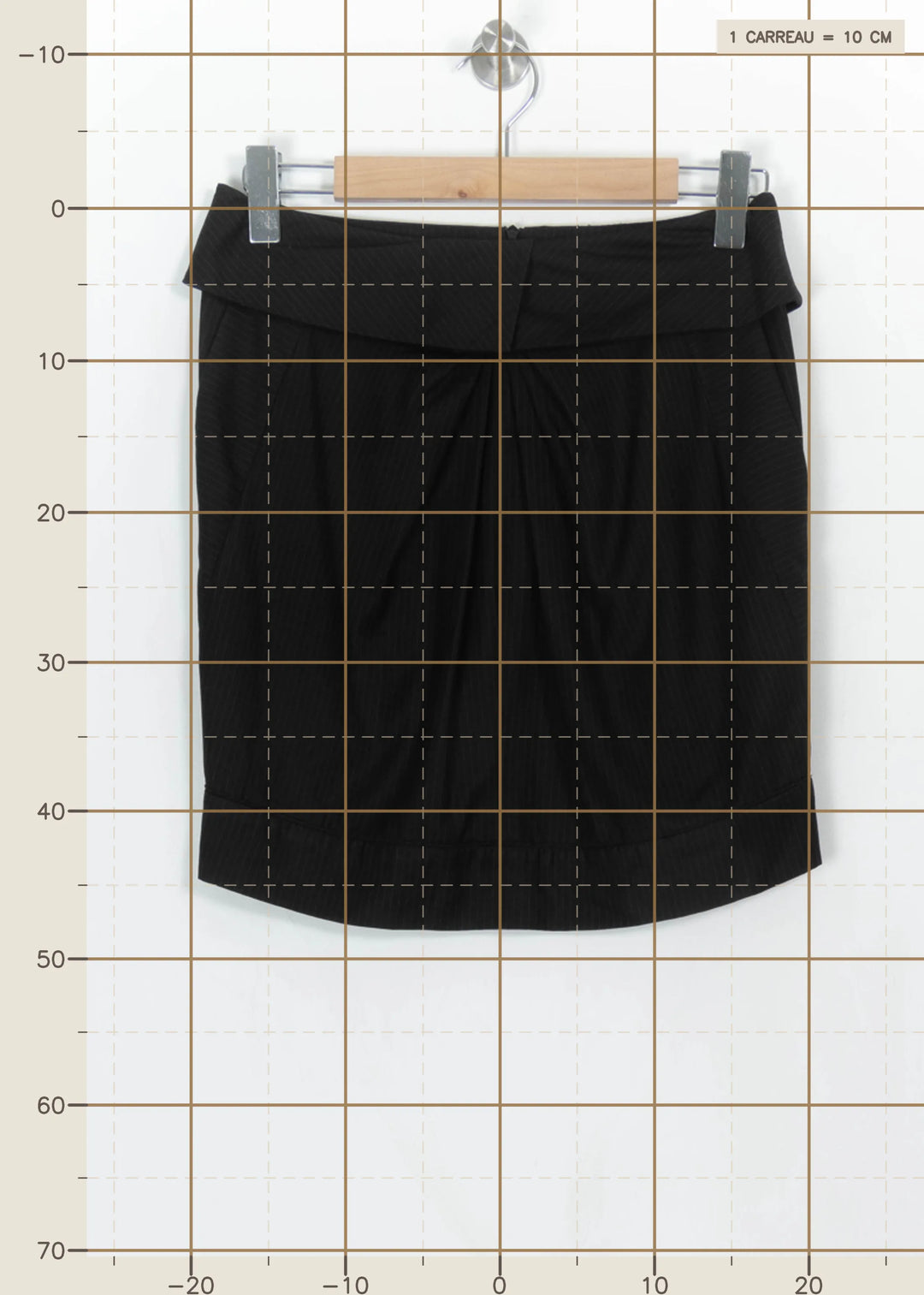 Jupe Noire - Taille S/36 de la marque Kookai | PARAD113826 - Vendu par Paradigme - Image 4