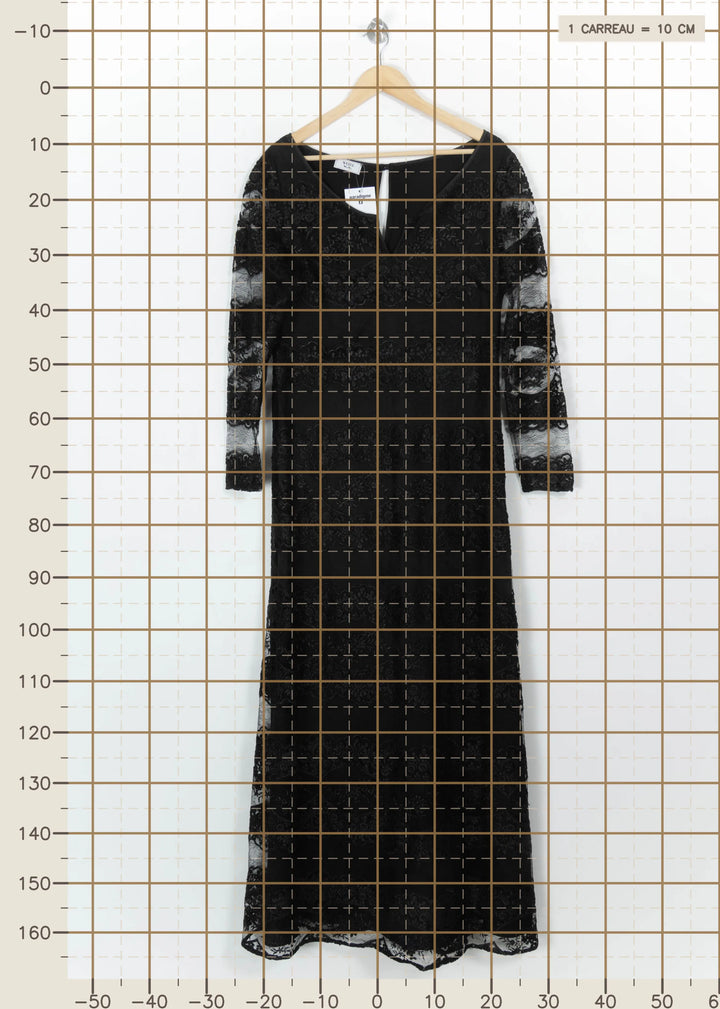 Robe Longue Noire - Taille XXXL/46 de la marque Weill | PARAD113837 - Vendu par Paradigme - Image 4