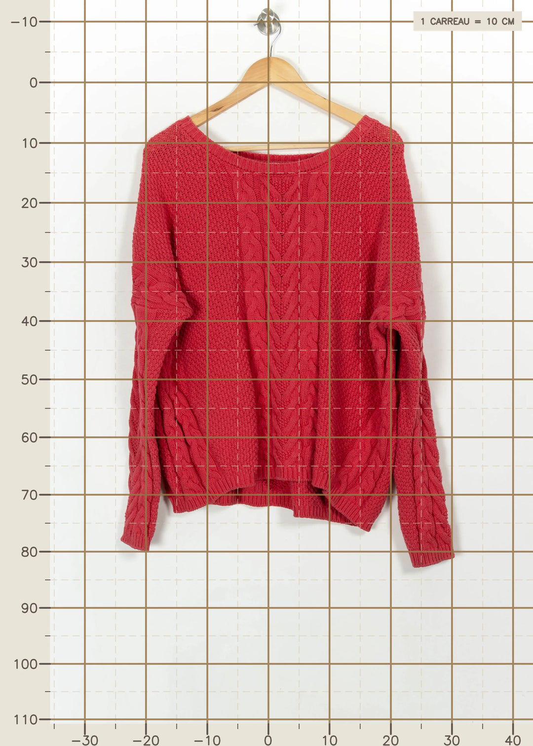 Pull Rose - Taille L/40 de la marque Maje | PARAD113841 - Vendu par Paradigme - Image 4