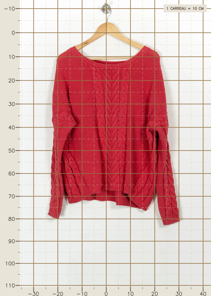 Pull Rose - Taille L/40 de la marque Maje | PARAD113841 - Vendu par Paradigme - Image 4