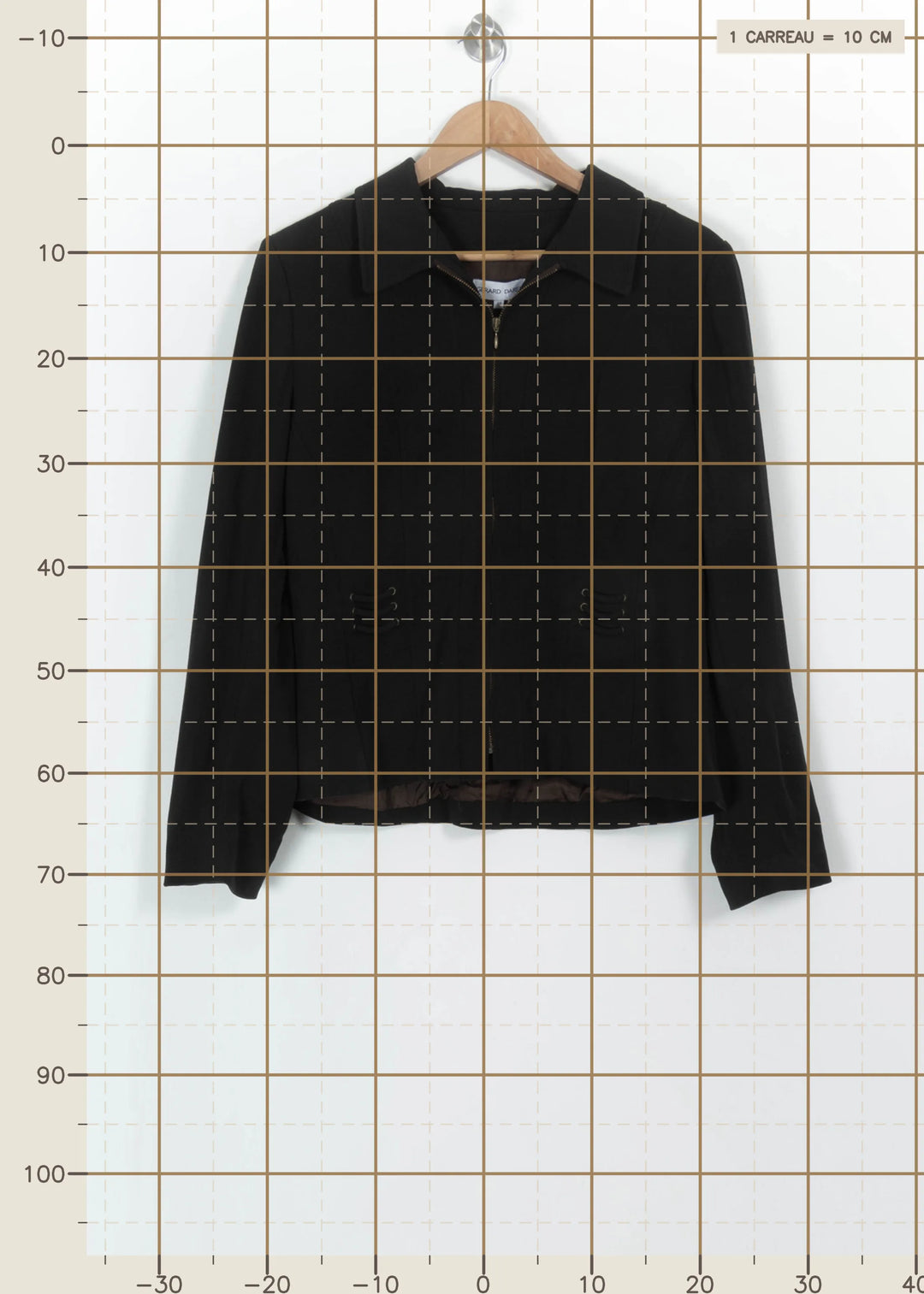 Veste Marron - Taille XXXL/46 de la marque Gerard Darel | PARAD113842 - Vendu par Paradigme - Image 4