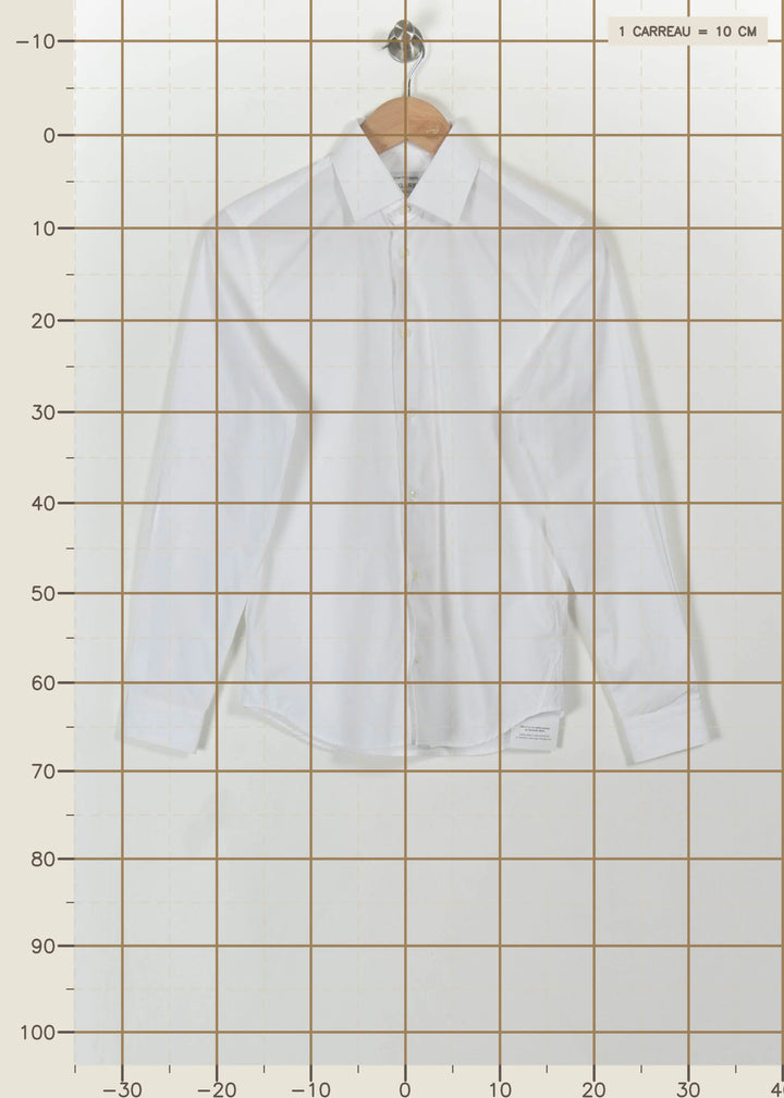 Chemise Blanche - Taille XXS/32 de la marque Figaret | PARAD113845 - Vendu par Paradigme - Image 4