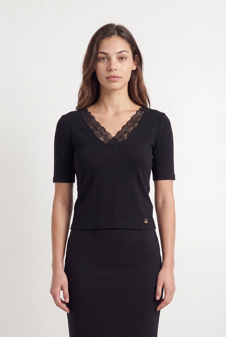 Top Noir - Taille XS/34 de la marque Des petits hauts | PARAD113847 - Vendu par Paradigme - Image 1