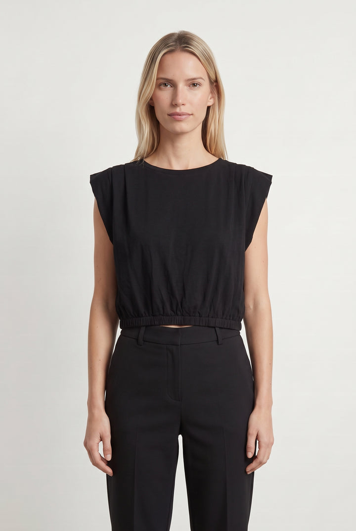 Top Noir - Taille XS/34 de la marque Suncoo | PARAD113849 - Vendu par Paradigme - Image 1