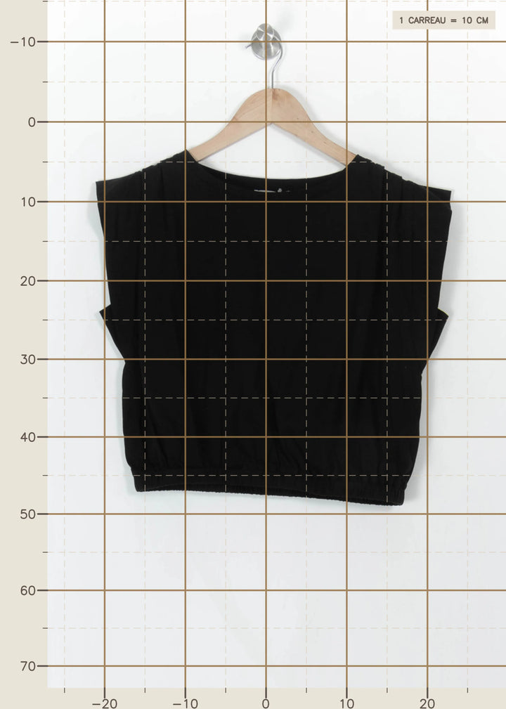 Top Noir - Taille XS/34 de la marque Suncoo | PARAD113849 - Vendu par Paradigme - Image 4