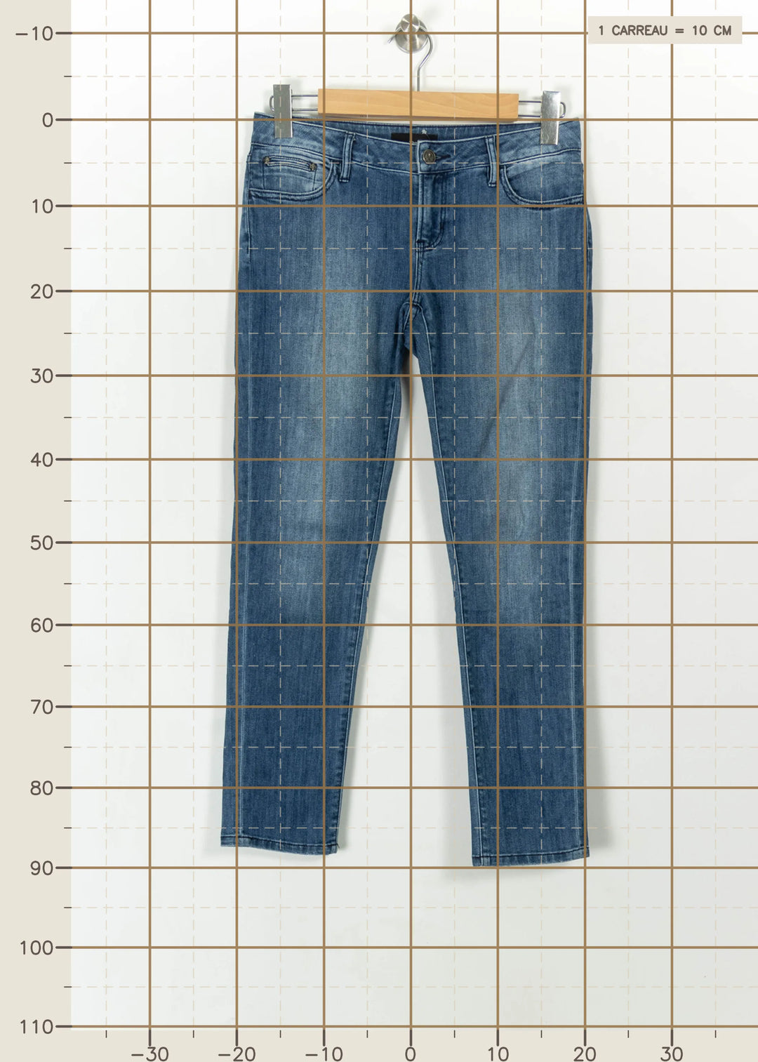 Jean Bleu - Taille S/36 de la marque The Kooples | PARAD113851 - Vendu par Paradigme - Image 4