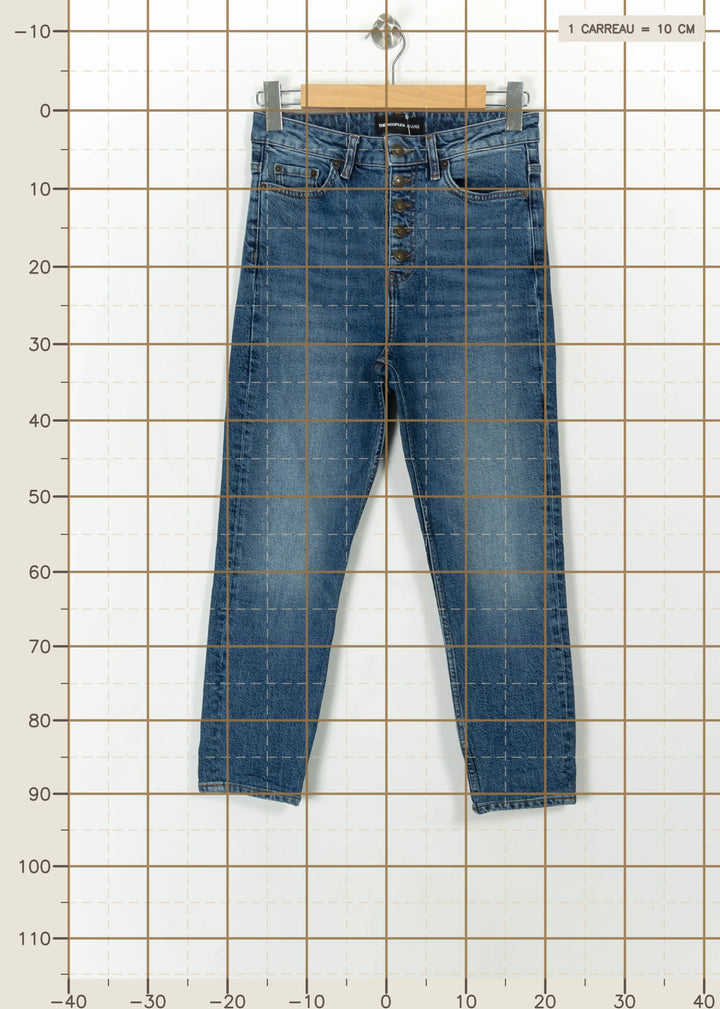 Jean Bleu - Taille S/36 de la marque The Kooples | PARAD113853 - Vendu par Paradigme - Image 4