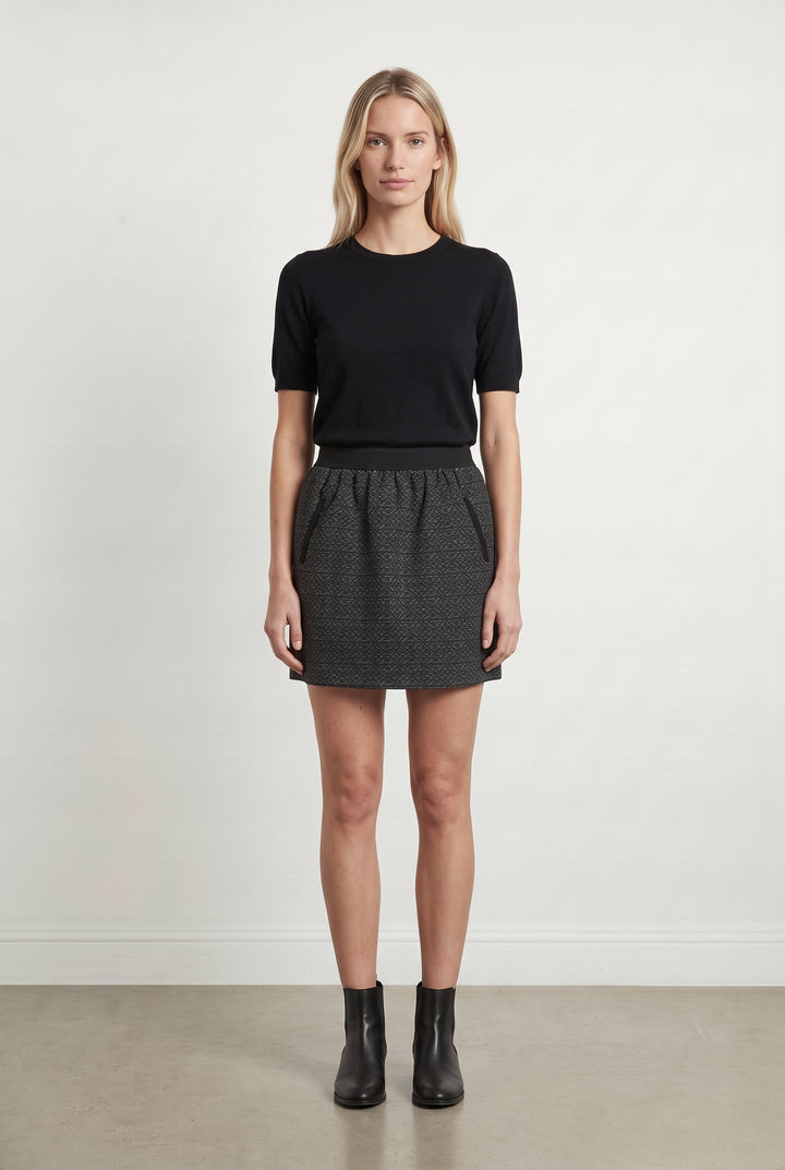 Jupe Courte Noire - Taille M/38 de la marque Comptoir des Cotonniers | PARAD113854 - Vendu par Paradigme - Image 1