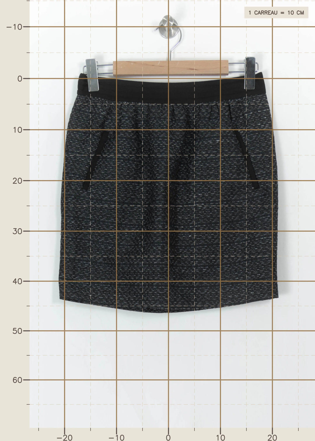 Jupe Courte Noire - Taille M/38 de la marque Comptoir des Cotonniers | PARAD113854 - Vendu par Paradigme - Image 4