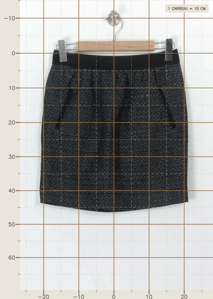 Jupe Courte Noire - Taille M/38 de la marque Comptoir des Cotonniers | PARAD113854 - Vendu par Paradigme - Image 4
