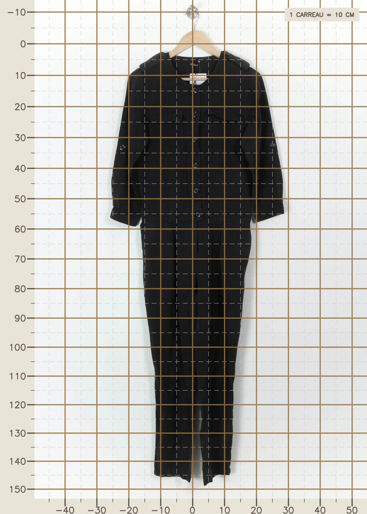 Combinaison Noire - Taille S/36 de la marque Kookai | PARAD113855 - Vendu par Paradigme - Image 4