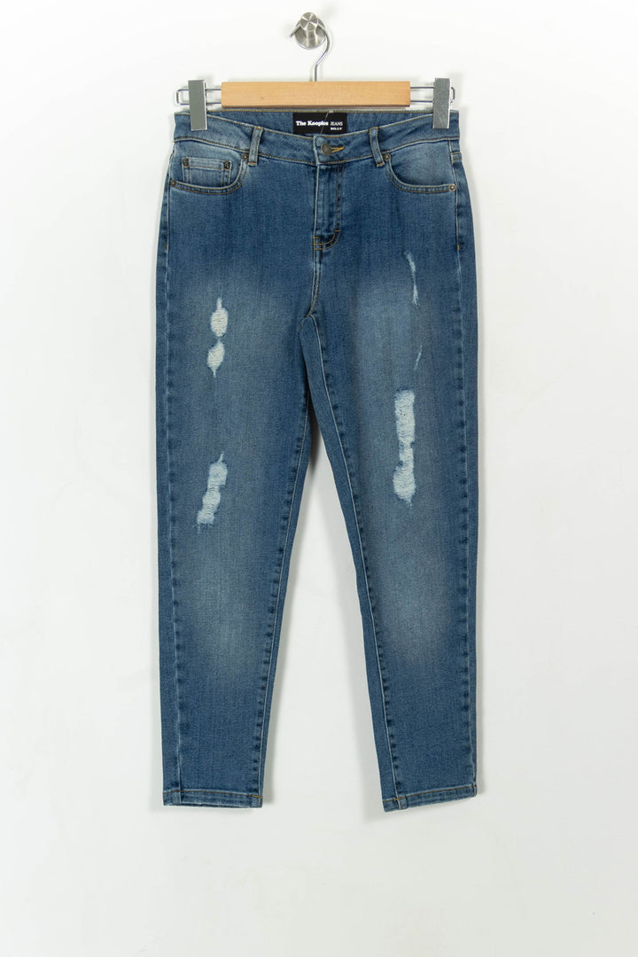 Jean Délavé Bleu - Taille XS/34 de la marque The Kooples | PARAD113857 - Vendu par Paradigme - Image 2