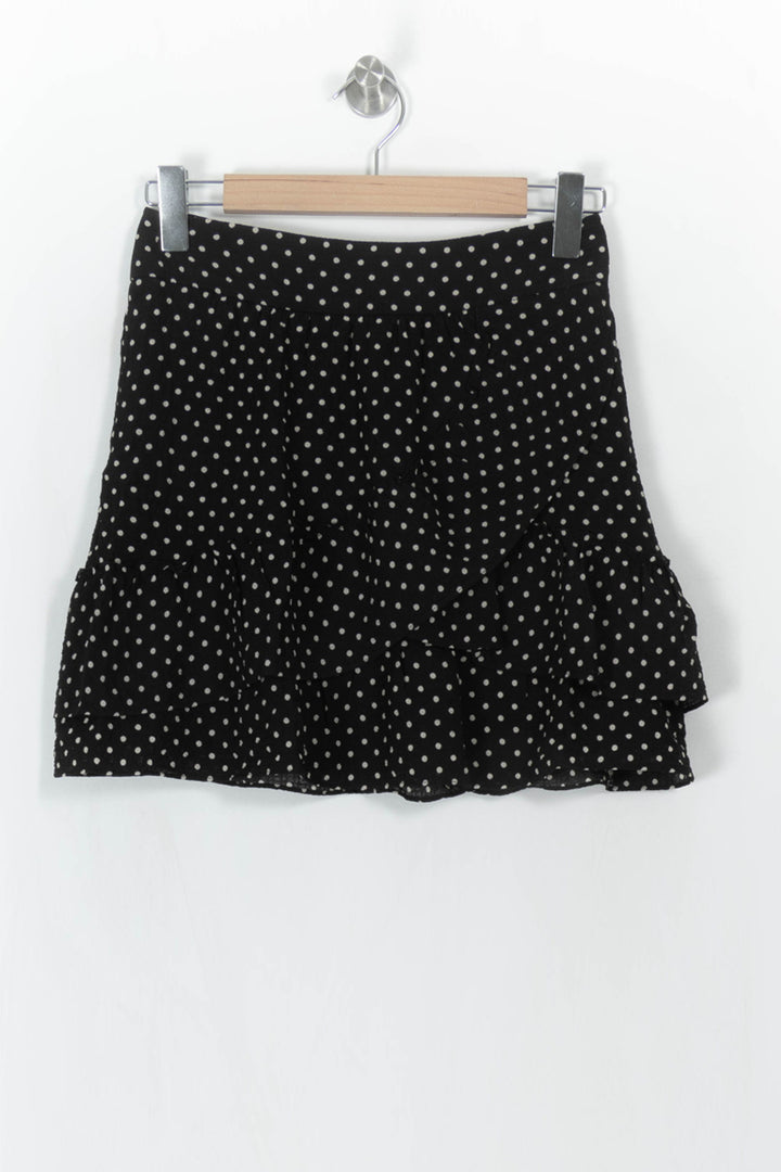 Jupe Courte Noire et Blanche - Taille S/36 de la marque Sézane | PARAD113860 - Vendu par Paradigme - Image 2