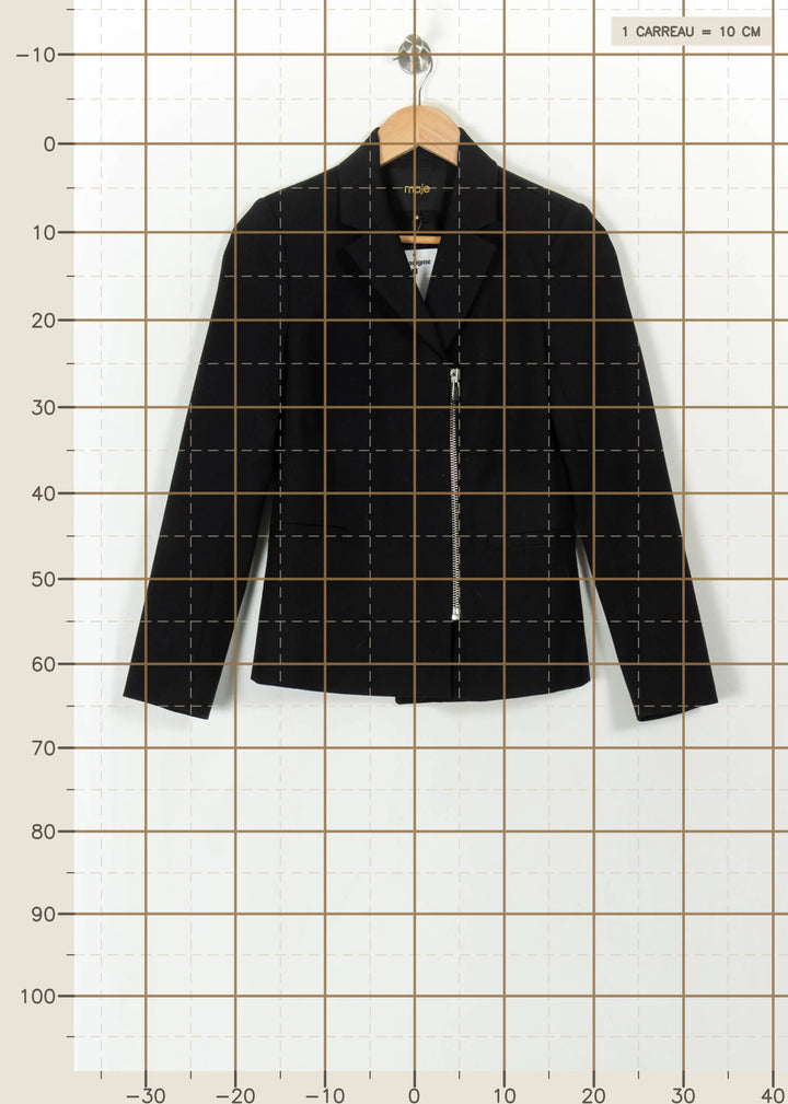 Veste Tailleur Noire - Taille M/38 de la marque Maje | PARAD113863 - Vendu par Paradigme - Image 4