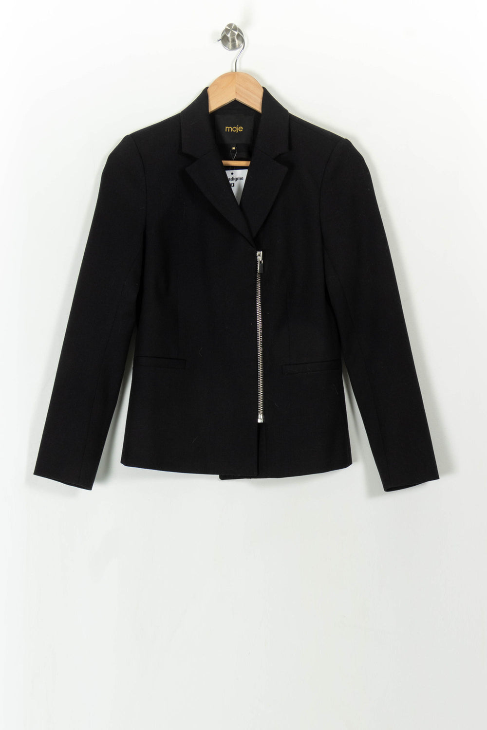 Veste Tailleur Noire - Taille M/38 de la marque Maje | PARAD113863 - Vendu par Paradigme - Image 2