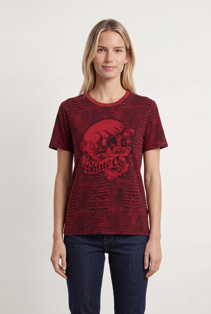 Tee-shirt Rouge et Noir - Taille S/36 de la marque The Kooples - Sport | PARAD113864 - Vendu par Paradigme - Image 1