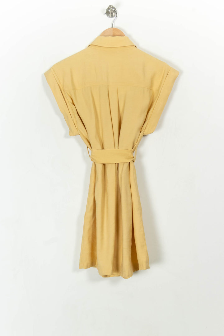 Robe Chemise Jaune - Taille S/36 de la marque ba&amp;sh | PARAD113865 - Vendu par Paradigme - Image 5