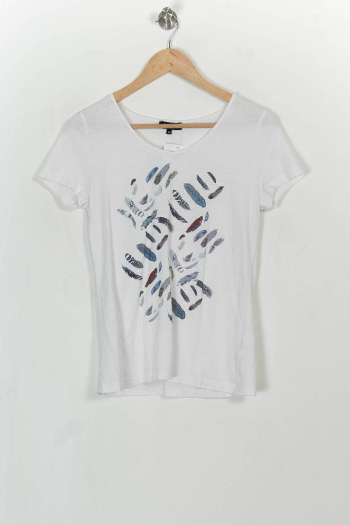 Tee-shirt Blanc - Taille S/36 de la marque Caroll | PARAD113867 - Vendu par Paradigme - Image 2