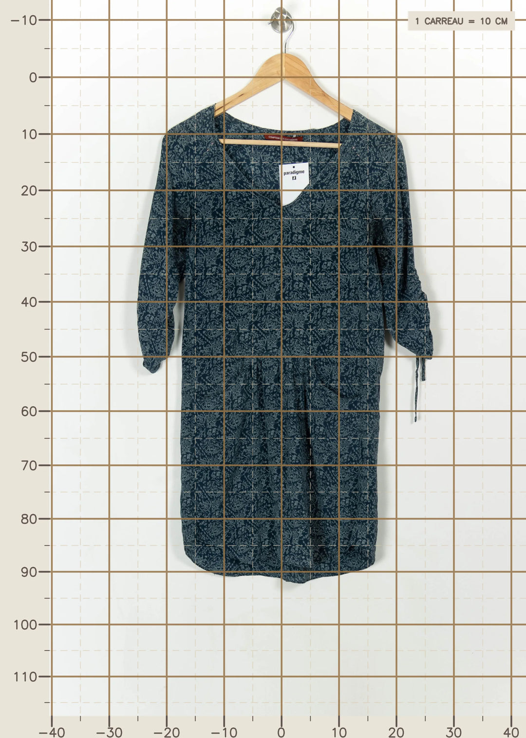 Robe Courte Bleue - Taille M/38 de la marque Comptoir des Cotonniers | PARAD113868 - Vendu par Paradigme - Image 4
