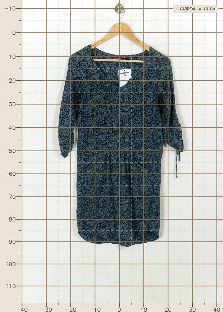 Robe Courte Bleue - Taille M/38 de la marque Comptoir des Cotonniers | PARAD113868 - Vendu par Paradigme - Image 4