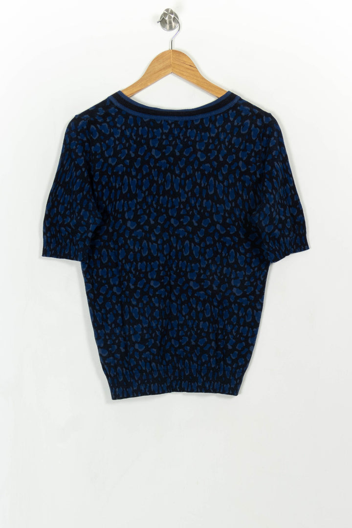 Pull Bleu et Noir - Taille L/40 de la marque Maison 123 | PARAD113869 - Vendu par Paradigme - Image 5