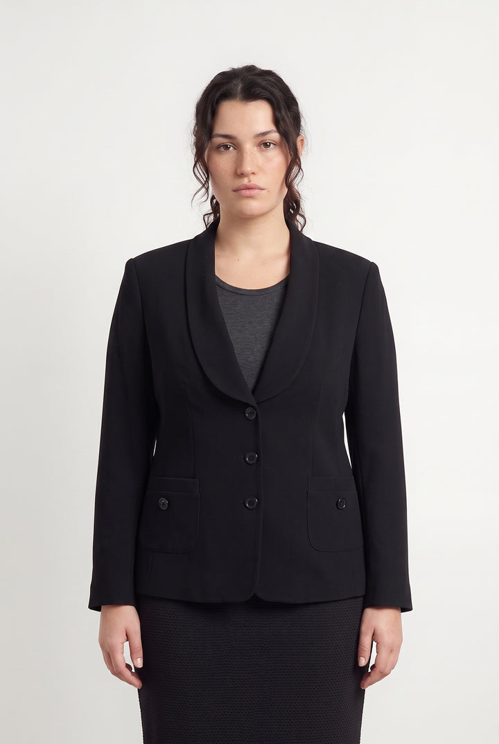 Blazer Noir - Taille XL/42 de la marque Marina Rinaldi | PARAD113871 - Vendu par Paradigme - Image 1