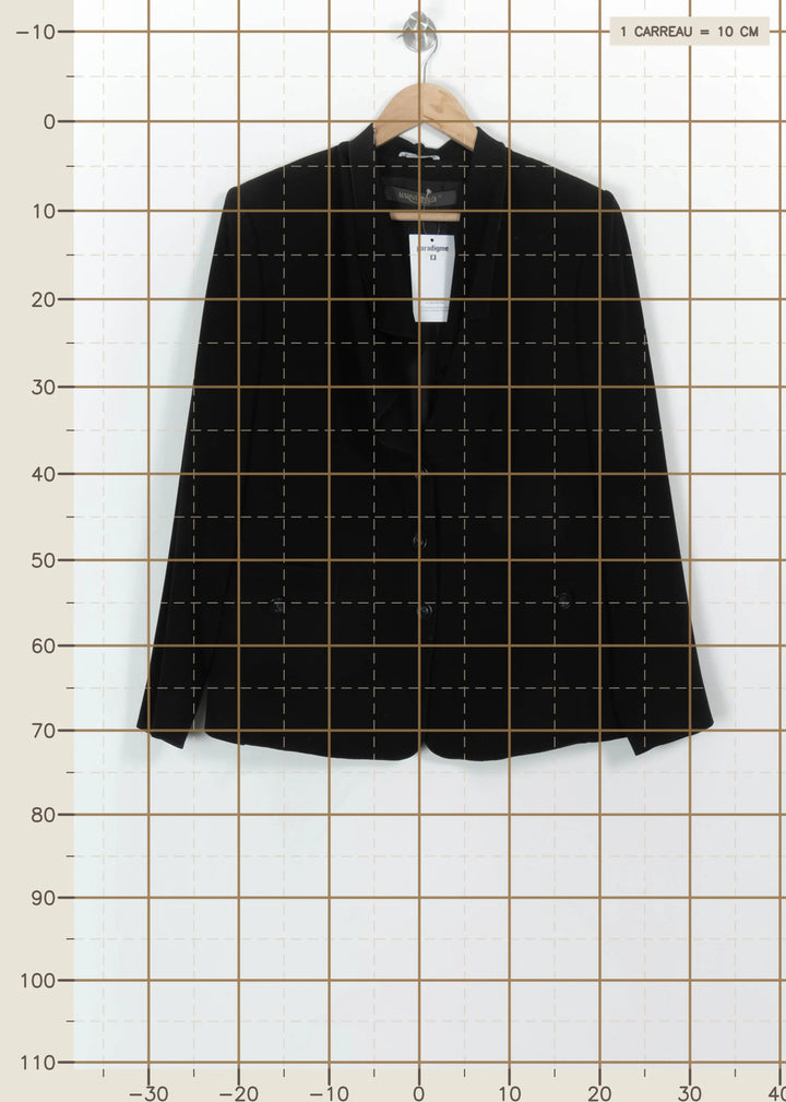 Blazer Noir - Taille XL/42 de la marque Marina Rinaldi | PARAD113871 - Vendu par Paradigme - Image 4