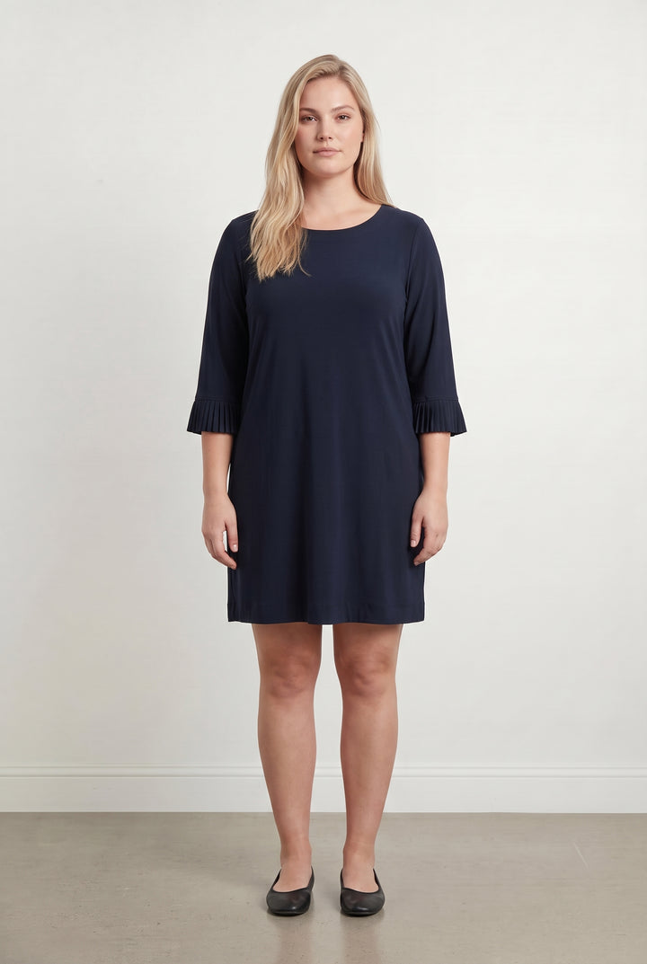 Robe Droite Bleue - Taille XXL/44 de la marque Indies | PARAD113872 - Vendu par Paradigme - Image 1