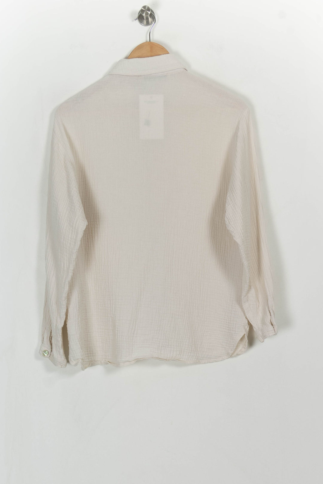 Chemisier Blanc - Taille M/38 de la marque La Fée Maraboutée | PARAD113876 - Vendu par Paradigme - Image 5