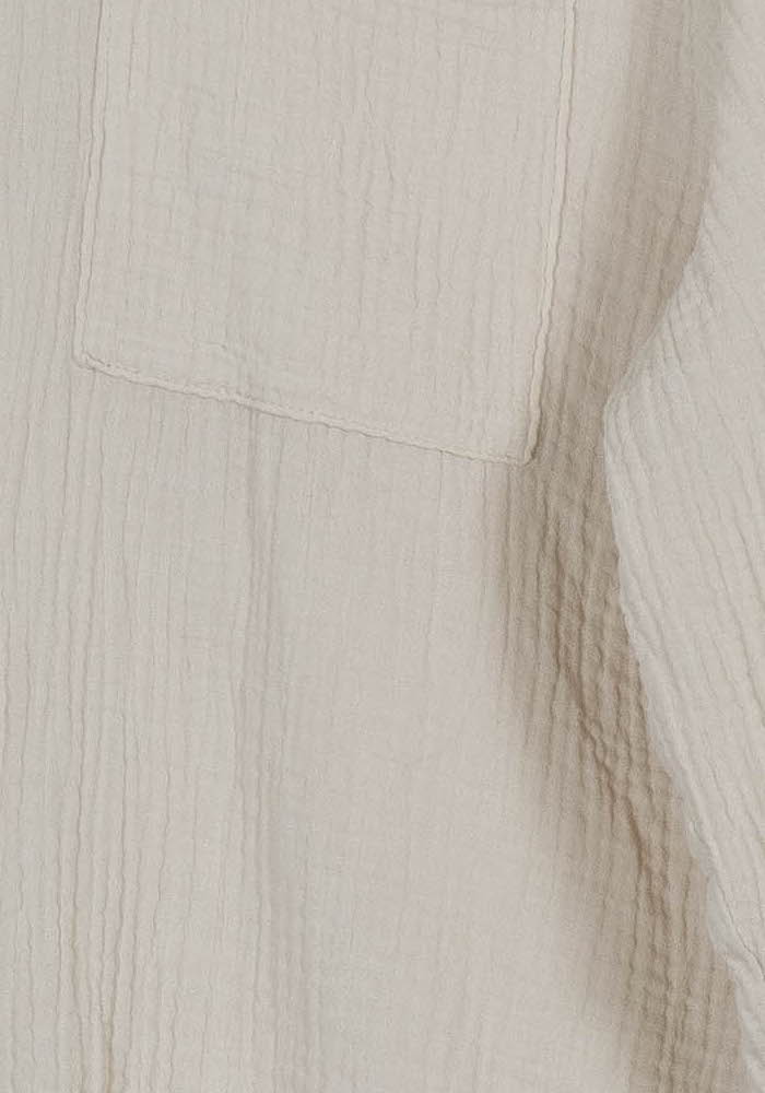 Chemisier Blanc - Taille M/38 de la marque La Fée Maraboutée | PARAD113876 - Vendu par Paradigme - Image 3
