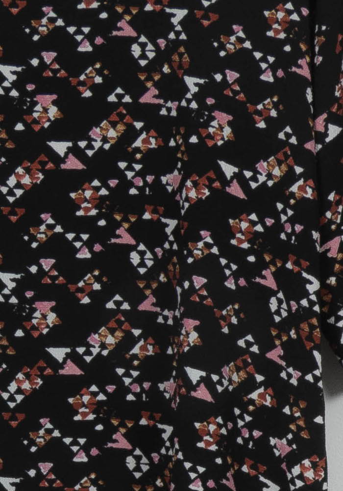 Blouse Noire et Rose - Taille S/36 de la marque La Fée Maraboutée | PARAD113882 - Vendu par Paradigme - Image 3