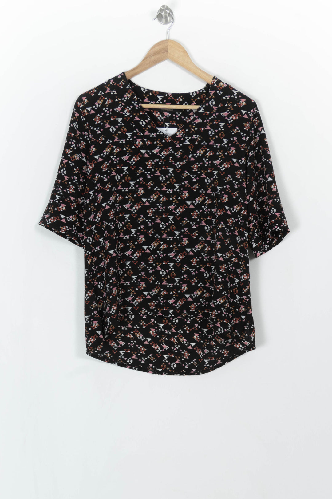 Blouse Noire et Rose - Taille S/36 de la marque La Fée Maraboutée | PARAD113882 - Vendu par Paradigme - Image 2