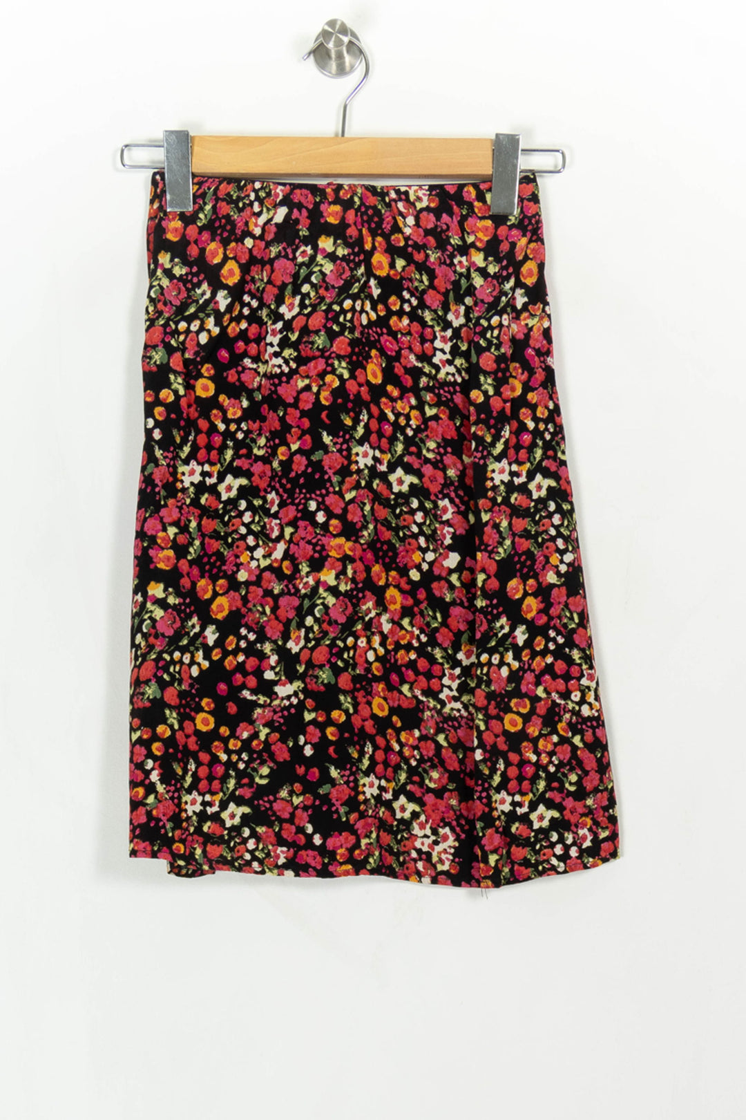 Jupe Fleurie Noire et Rouge - Taille XS/34 de la marque Karl Marc John | PARAD113883 - Vendu par Paradigme - Image 5