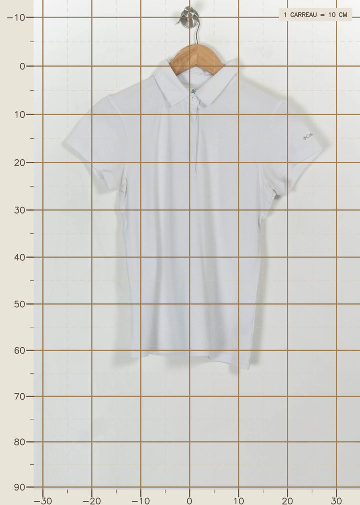 Polo Blanc - Taille S/36 de la marque Columbia | PARAD113884 - Vendu par Paradigme - Image 4