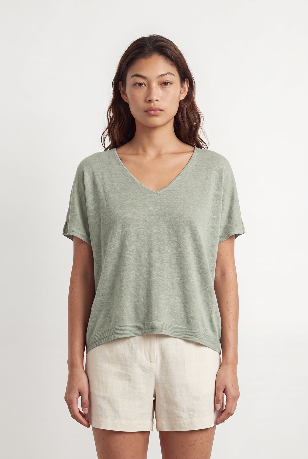 T-shirt Vert - Taille S/36 de la marque Caroll | PARAD113885 - Vendu par Paradigme - Image 1