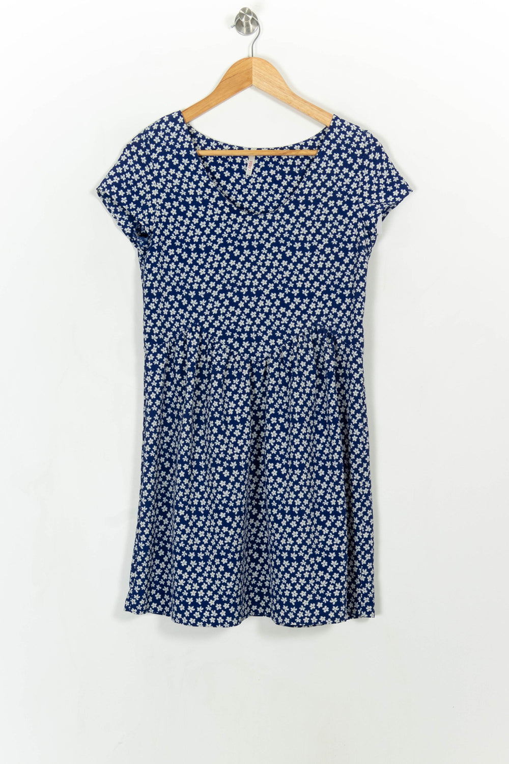 Robe Fleurie Bleue et Blanche - Taille XS/34 de la marque I.Code | PARAD113888 - Vendu par Paradigme - Image 2