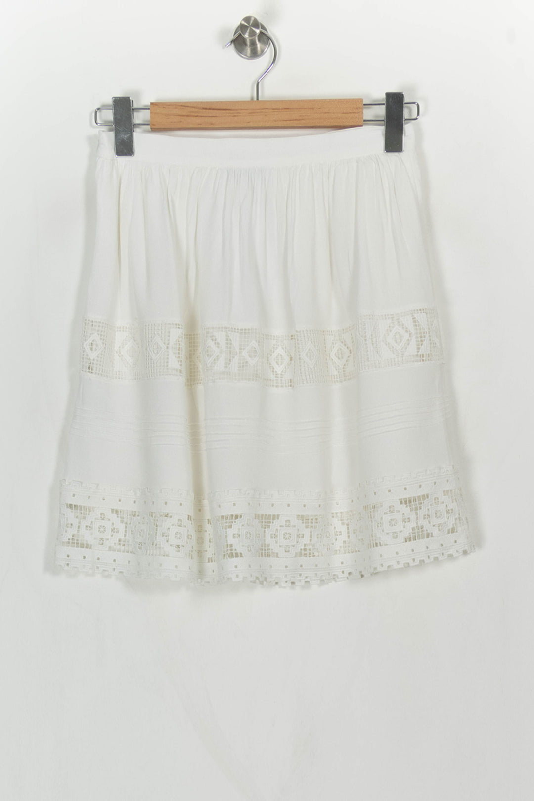 Jupe Courte Blanche - Taille S/36 de la marque Suncoo | PARAD113893 - Vendu par Paradigme - Image 5