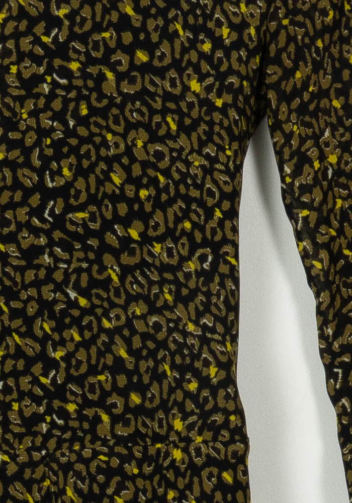 Robe Midi Noire et Jaune - Taille XS/34 de la marque One Step | PARAD113894 - Vendu par Paradigme - Image 3