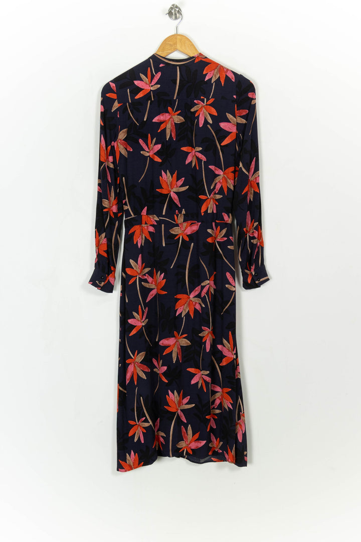 Robe Longue Bleu Marine et Rouge - Taille XS/34 de la marque Sézane | PARAD113895 - Vendu par Paradigme - Image 5