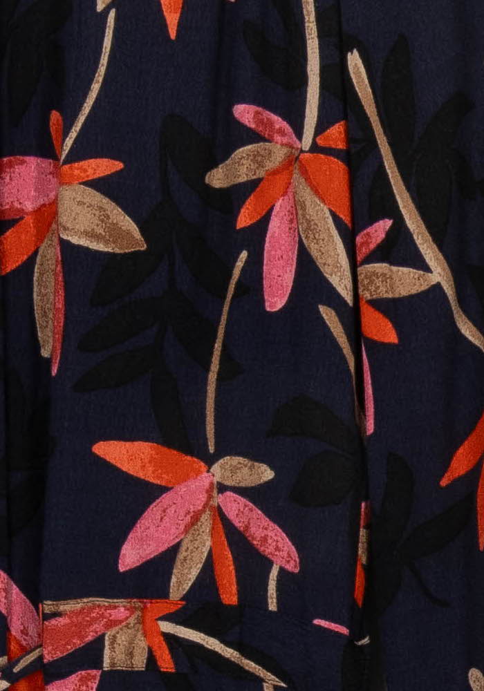 Robe Longue Bleu Marine et Rouge - Taille XS/34 de la marque Sézane | PARAD113895 - Vendu par Paradigme - Image 3