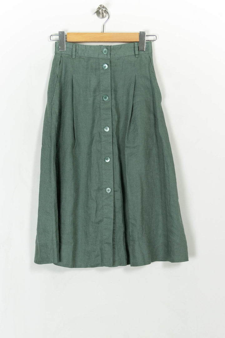 Jupe Midi Verte - Taille XS/34 de la marque Comptoir des Cotonniers | PARAD113896 - Vendu par Paradigme - Image 2