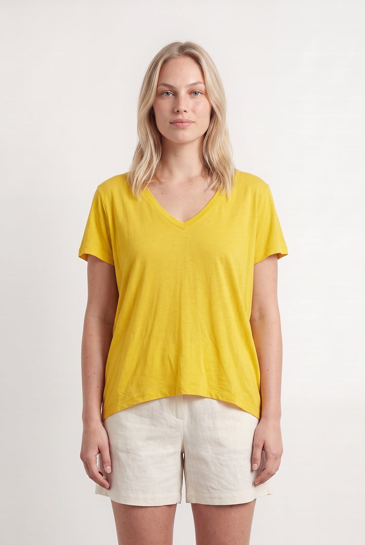 Tee-shirt Jaune - Taille L/40 de la marque From Future | PARAD113900 - Vendu par Paradigme - Image 1