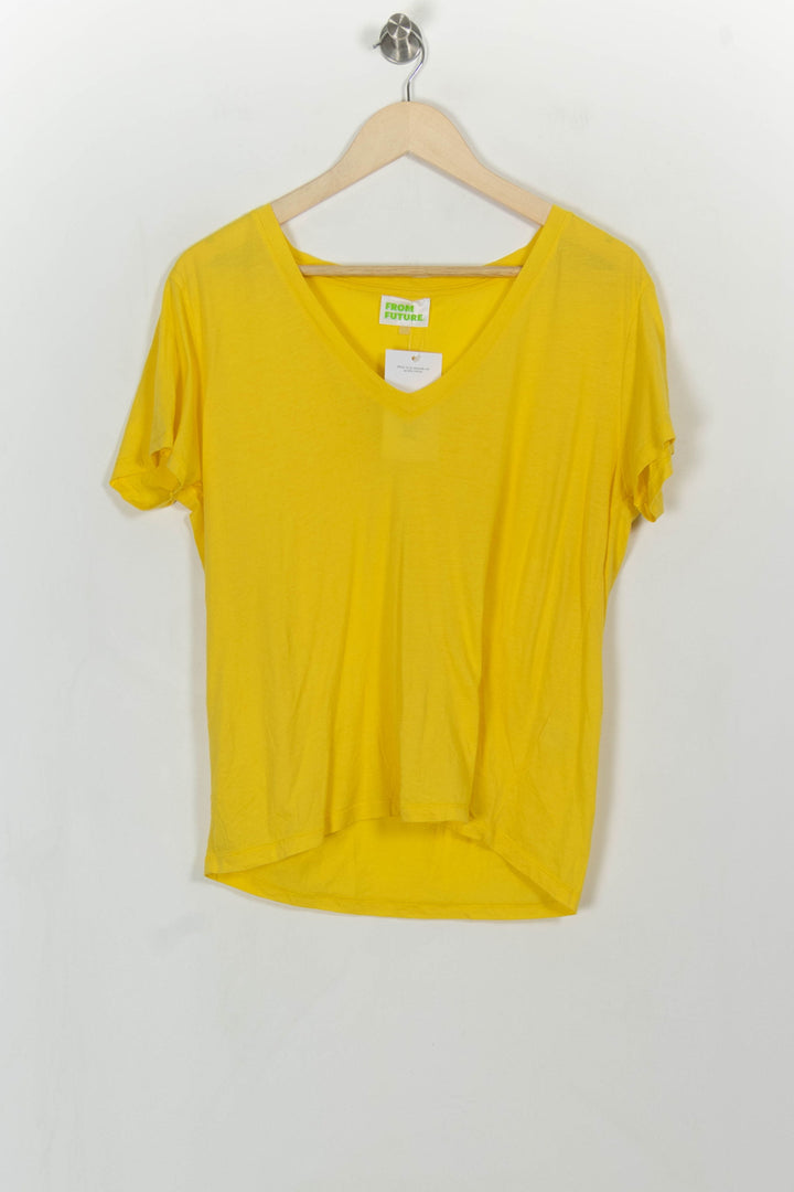 Tee-shirt Jaune - Taille L/40 de la marque From Future | PARAD113900 - Vendu par Paradigme - Image 2
