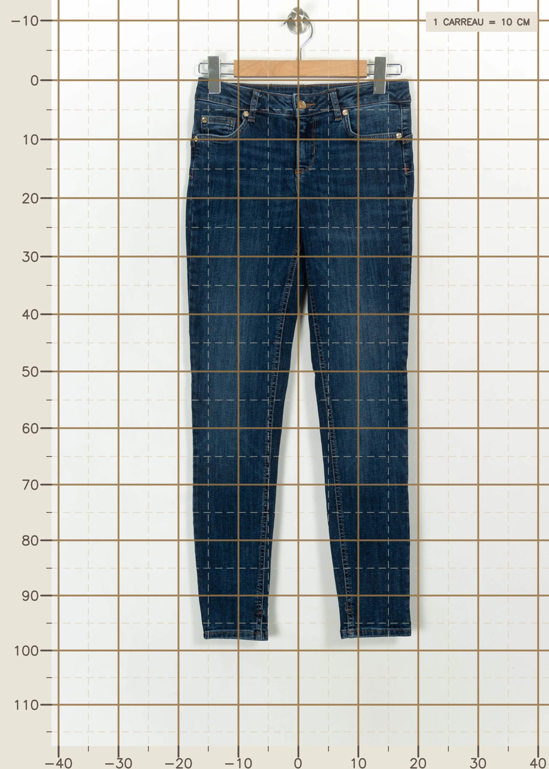 Jean Skinny Bleu - Taille M/38 de la marque Liu Jo | PARAD113902 - Vendu par Paradigme - Image 4