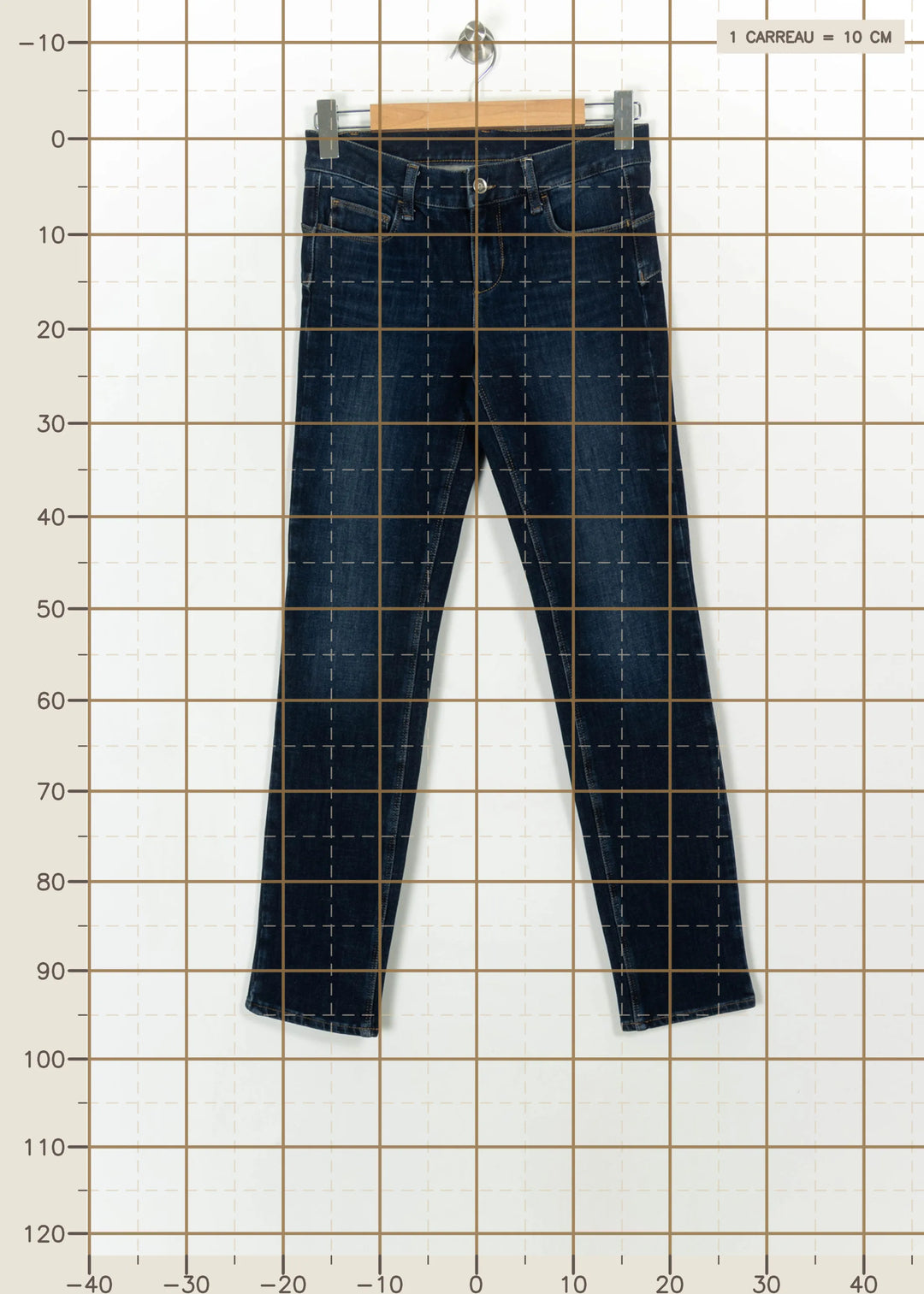 Jean Slim Bleu - Taille M/38 de la marque Liu Jo | PARAD113903 - Vendu par Paradigme - Image 4