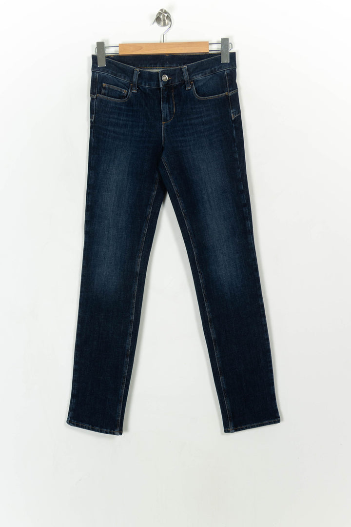 Jean Slim Bleu - Taille M/38 de la marque Liu Jo | PARAD113903 - Vendu par Paradigme - Image 2