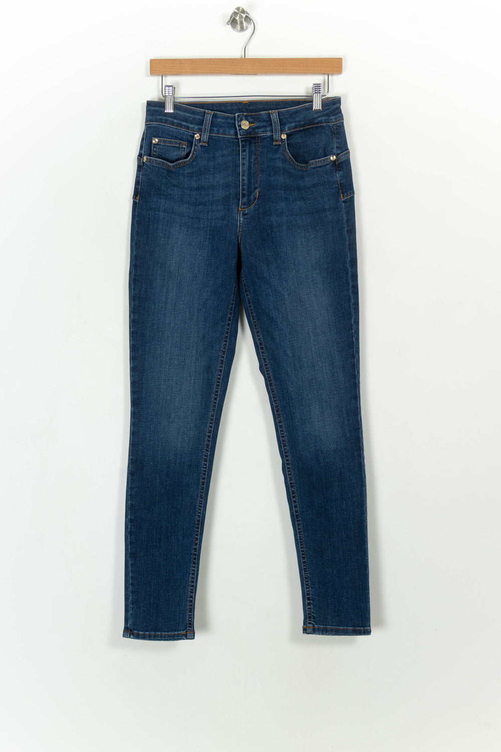 Jean Slim Bleu - Taille L/40 de la marque Liu Jo | PARAD113906 - Vendu par Paradigme - Image 2